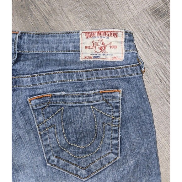 True Religion Jeans Stella Low Rise Skinny Size 28 - Picture 4 of 5